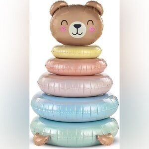 Anagram Baby Bear party Balloon Stack 43”